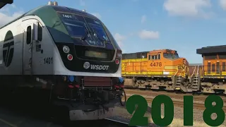 Railfanning  the Pacific Northwest in 2018