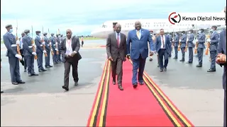 PRESIDENT RUTO LANDS IN UGANDA!! SEE HOW HE WAS RECEIVED!!