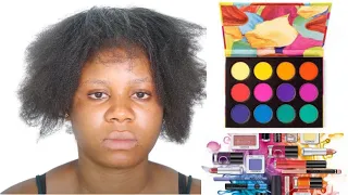 MUST WATCH🔥SHE WAS TRANSFORMED💄MELANIN WOC HAIR AND MAKEUP TRANSFORMATION MAKEUP TUTORIAL