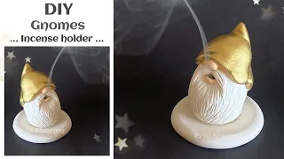 Gnomes incense holder/wall putty crafts/Low cost christmas craft ideas @PritiSharma