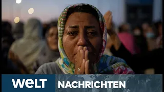 LEIDEN AUF LESBOS: Kanzlerin Merkel für Aufbau von EU-Flüchtlingslager