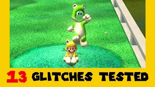 13 Old Glitches Tested in Super Mario 3D World + Bowser's Fury (Part 1)