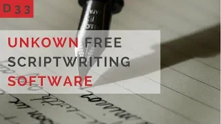 Secret FREE Scriptwriting Software No One Knows About (D33)