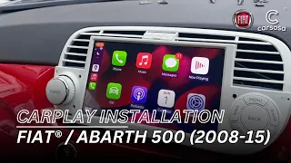 Apple CarPlay & Android Auto Radio Install on FIAT 500 (2008-2015)