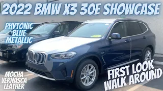 2022 BMW LCI X3 30e First Time Walk Around and Look Through