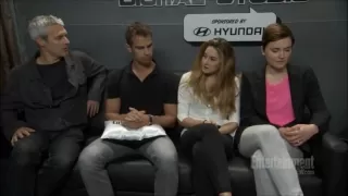 Entertainment Weekly Divergent interview at Comic Con Pt. 1