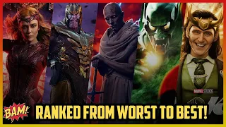 All 64 MCU Villains Ranked From Worst to Best! (w/ Thor: Love and Thunder & Ms. Marvel)