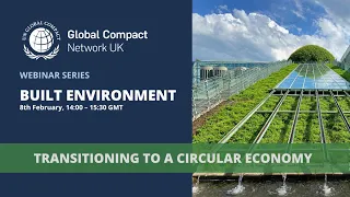 Transitioning to a Circular Economy - Built Environment