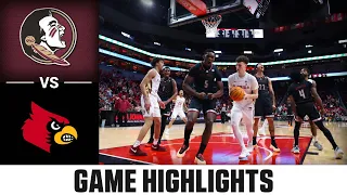 Florida State vs. Louisville Game Highlights | 2023-24 ACC Men’s Basketball