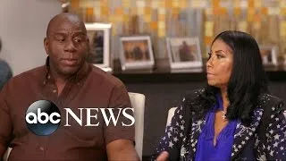 Magic Johnson and  Cookie on HIV Diagnosis, Their Gay Son