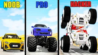 NOOB vs PRO vs HACKER #47 - Beamng drive