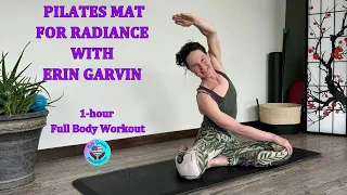 1-Hour Pilates Mat Full Body Routine for Radiance with Erin Garvin