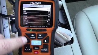 FOXWELL NT301 Car OBDII Scanner & 12V Battery Tester Review