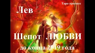 ЛЕВ, ЛЮБОВЬ.  Таро прогноз октябрь, ноябрь, декабрь  2019 года.