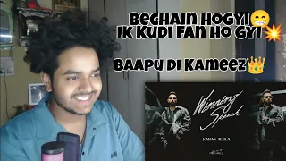 Winning Speech (Music Video) Karan Aujla | Mxrci | Punjabi Song  REACTION 🔥 @KaranAujlaOfficial