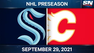 NHL Pre-Season Highlights | Seattle Kraken vs Calgary Flames – September 29th, 2021