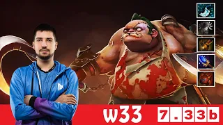 [DOTA 2] w33 the PUDGE [OFFLANE] [7.33b]