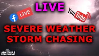 LIVE STORM CHASING-TORNADO WARNING INTERCEPT!