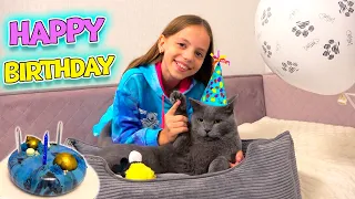 День народження нашого КОТИКА Тіма ПОДАРУНКИ My little Nastya