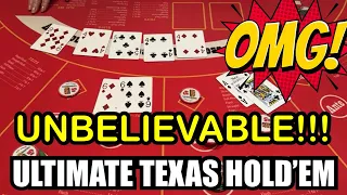 UNBELIEVABLE!!! Live Ultimate Texas Hold ‘Em from Las Vegas!