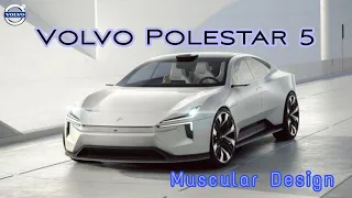 Volvo Polestar 5 - New muscular design (2024 reveal) #volvo #polestar #polestar5 #volvocar