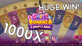 1000x SWEET BONANZA CANDYLAND!!! HUGE WIN!!