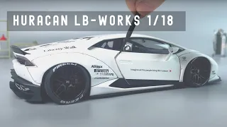 Unboxing Lamborghini Huracan LB-Works / AUTOart Model Cars 1:18 Scale