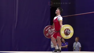 Kim Hyo Sim (63) - 101kg & 105kg Snatches @ 2014 Junior Worlds