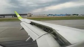 Embraer 170 S7 Airlines. Заход и посадка в аэропорту Домодедово