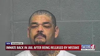 Oklahoma inmate turns himself back in after being released from jail by mistake