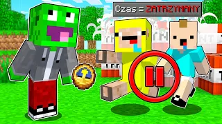 OSZUKUJĘ LOLA i BOLA ZATRZYMUJĄC CZAS w Minecraft! 😂