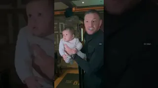 Conor McGregor teaches how to stop a crying baby