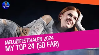 🇸🇪 Melodifestivalen 2024: My Top 24 (so far)