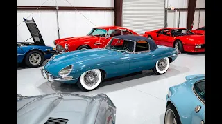 1962 E Type original top lowered first time in 57 years