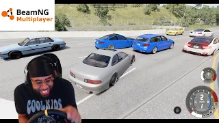 Teaching Ricky how to drive STICK in BeamNG.Drive lmaooo