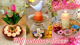 EASY *affordable* OUTDOOR DECORATING IDEAS 🌸 Homemade Garden Decoration 🐦 DIY Decor Craft 🏡