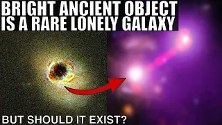 Unusual Lonely Galaxy That Maybe Shouldn't Exist