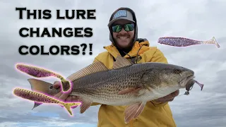 REDFISH COULDN'T RESIST THESE NEW COLORS | Inshore fishing with lures