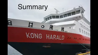 Hurtigruten Episode 7 2021: Summary about MS Kong Harald and the southbond voyage