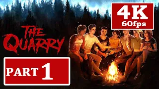THE QUARRY Gameplay Walkthrough Part 1 FULL GAME - No Commentary