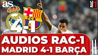 REAL MADRID 4 - BARCELONA 1: los AUDIOS de RAC-1 | SUPERCOPA