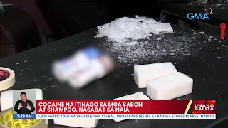 Cocaine na itinago sa mga sabon at shampoo, nasabat sa NAIA | UB