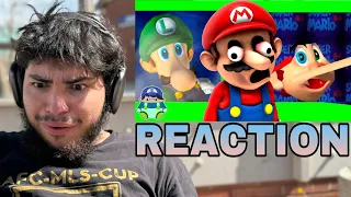 {SMG4} Mario Reacts To Nintendo Corruptions [Reaction] "Mario Doesn't Feel So Good"