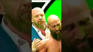 Triple H hugs Ciampa. Hit me in the feels, why don't ya #StandAndDeliver #WrestleMania #shorts