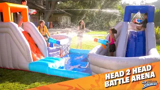 Nerf Super Soaker Head to Head Battle Arena: Mega Inflatable Fun!