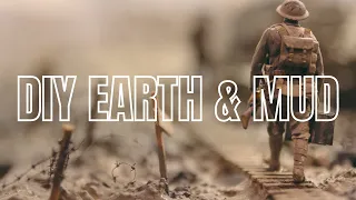 DIY Earth and Mud, Easy Tutorial, Scale Modeling on a Budget!