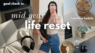 *intense* mid year LIFE RESET 🎧 goal check in, decluttering & working towards my 2024 goals
