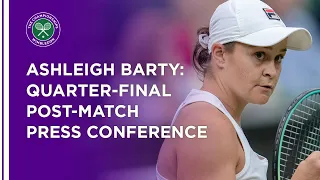 Ashleigh Barty Quarter-Final Press Conference | Wimbledon 2021