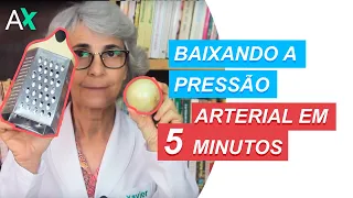 Como baixar a pressão arterial naturalmente em 5 minutos