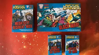 Judge Dredd Block War Expansion & New Miniatures Sets Unboxing
